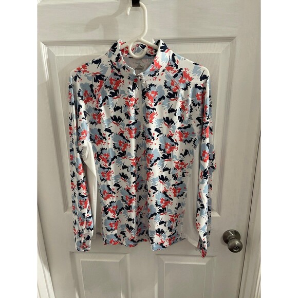 PUMA YouV Borrego Golf 1/4 Zip Size XL New With Tags White Glow/Silver Sky - Picture 3 of 7